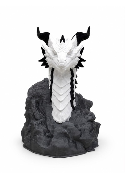 Dağın Ejderi 15cm Dekoratif Biblo 3d Baskı