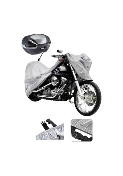 Honda Uyumlu Pcx 125 Arka Çanta Uyumlu Ultra Kalın Motosiklet Brandası