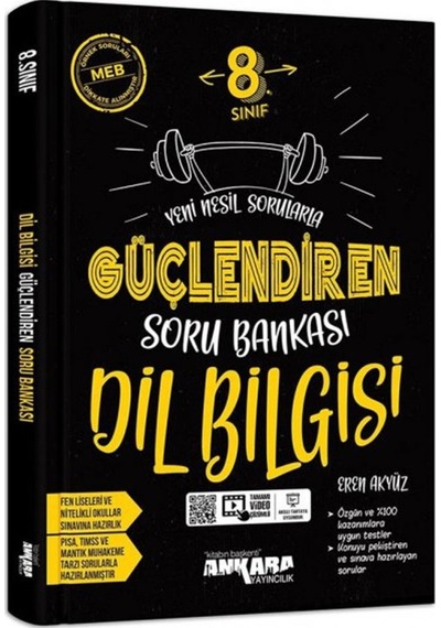 8 Sınıf Güçlendiren Dil Bilgisi Soru Bankası Ankara Yayıncılık