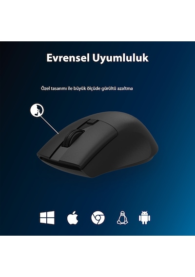 Philips SPK7528 Kablosuz Bluetooth 1600DPI 5 Tuşlu Sessiz Optik Mouse