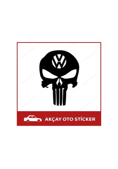 Volkswagen Kurukafa Sticker Volkswagen Sticker Oto Sticker Araba