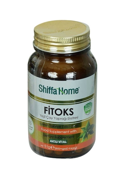 Shiffa Home Fitoks Yeşil Çay Yaprağı Ekstresi Diyet Takviyesi 850 Mg X 60