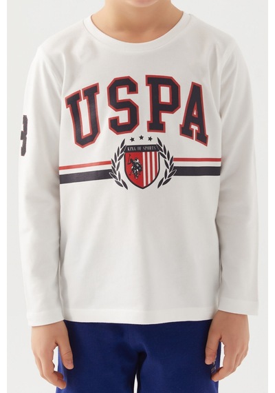U.s. Polo Assn. Kremmelanj Erkek Çocuk Pijama Takım 5274-42552 Krem