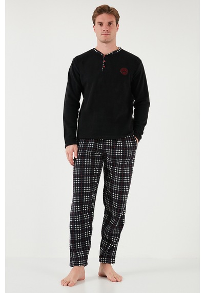 Buratti Erkek Pijama Takımı 6096100 Siyah Siyah