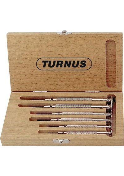 Turnus 250-570 Ahşap Kutu Saatçi Tornavida Takımı 6 Parça
