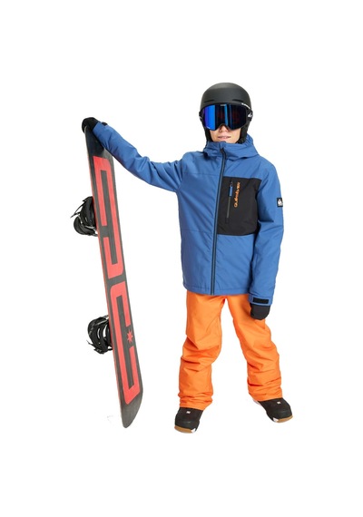 Quıksılver Quiksilver Side Hit Solid Youth Jk Erkek Çocuk Mavi Snowboard Ceketi 6803 İndigo