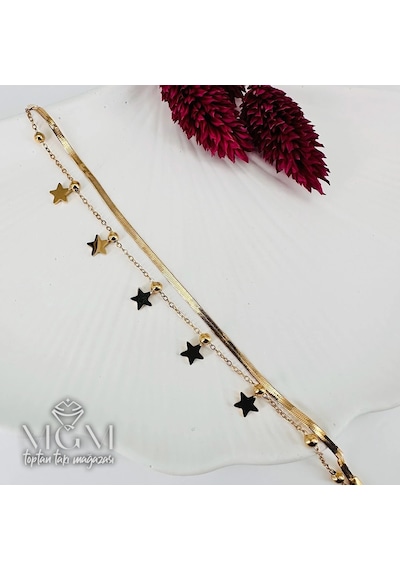 Mepa Gold Çelik Bileklikler 16+5 Cm Uzatma Payı - Kbl0132 Najmaddin Altın