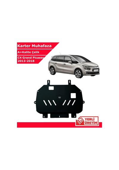 Citroen C4 Grand Picasso 2013-2018 Çelik Karter Muhafaza Çelik Koruma Sacı A+ Kalite Yerli Üretim