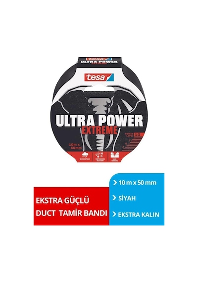 Duct Tamir Bandı, Ultra Power, Ekstra Güçlü, 10m X 50mm
