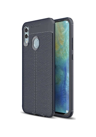 Huawei P Smart 2019 Kilif Deri Tarzi Niss Silikon Case 357682755
