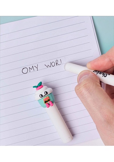 Omy Pen Buddies Silinebilir Kalem - Shaky Çok Renkli