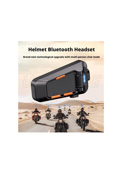 Universal Çoklu Bağlantı Intercom Motosiklet Kask Kulaklığı Bluetooth 6.0 Fm Radyolu Kulaklık 520 Mt