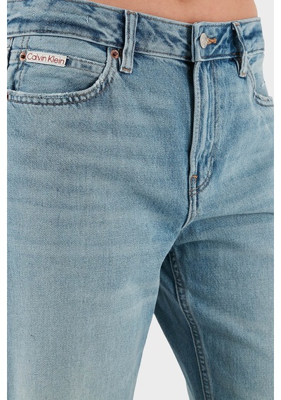 Calvin Klein Bayan Kot Pantolon Lv047c734g X26 Açık Mavi Açık Mavi