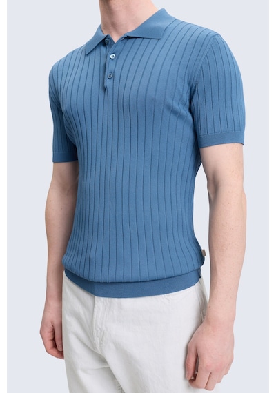 Hatemoğlu İndigo Regular Fit Polo Yaka Rayon Tişört Indigo