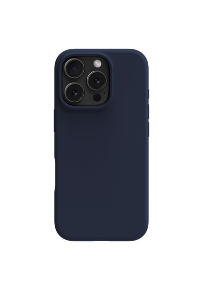 Apple Uyumlu iPhone Buff 16 Pro Max Magsafe Rubber Fit Silikon Kılıf Stormblue