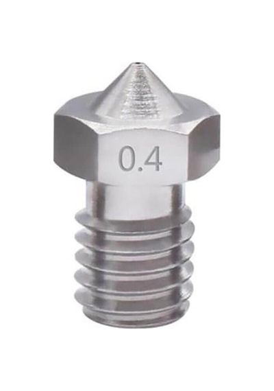 Koodmax 3d Yazıcı E3d V5-v6 Mk8 Extruder 1.75mm / 0.4mm Paslanmaz Çelik Nozzle M6