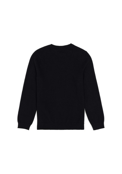 U.S. Polo Assn. Erkek Çocuk Siyah Basic V Yaka Kazak 50294200-VR046