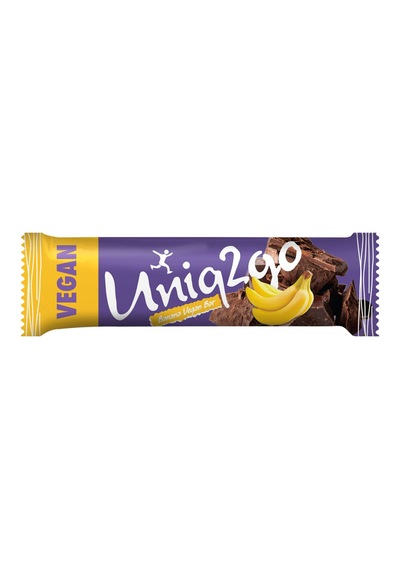 Uniq2go Banana Vegan Protein Bar 38 G - 7 Adet Tarı