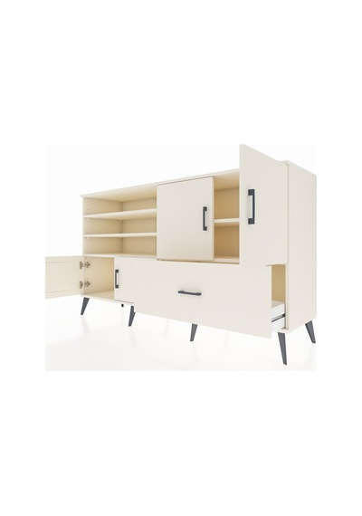 Hyperion Konsol 5 Raflı Tek Çekmeceli 4 Kapaklı 176x44x99 Aytaşı- Aytaşı-aytaşı Hyperion Konsol 5 Raflı Tek Çekmeceli 4 Kapaklı 176x44x99 Aytaşı- Aytaşı-aytaşı