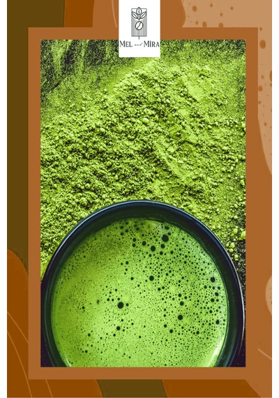 Portakal Aromalı Matcha Tozu 50g, Orange Matcha Powder