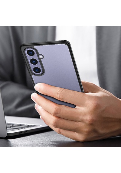 Galaxy S25 Uyumlu Kamera Korumalı Şeffaf Arka Yüzeyli Silikon Kılıf