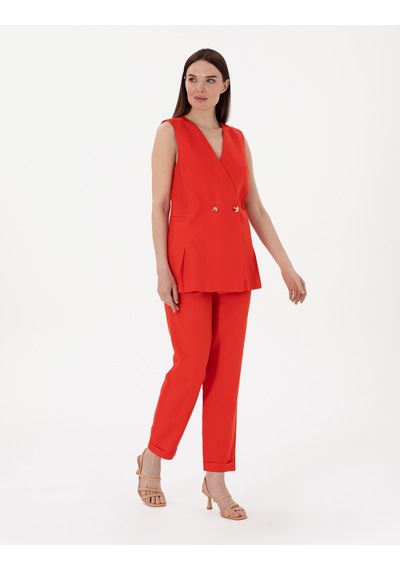 Pierre Cardin Kadın Kırmızı Yelek Dokuma 50299984-vr030