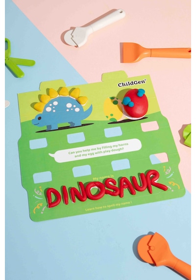 Doğal Oyun Hamuru Ecocup - 125 Grx4 2x4'lü Set - Unicorn/dinozor Çok  Renkli