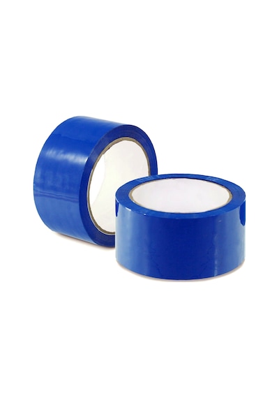Renkli Mavi Koli Bandı 45x100 Metre 3 Adet