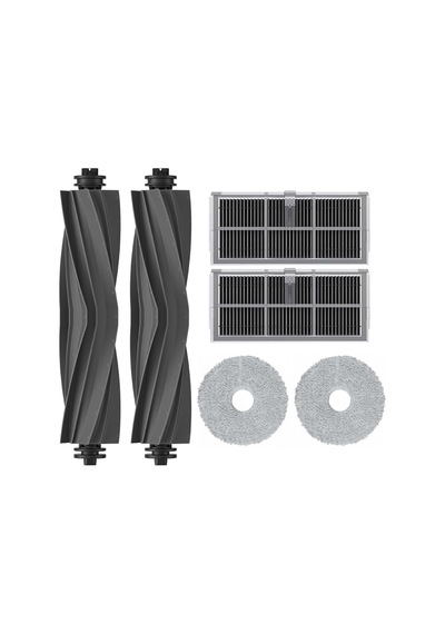 Dreame L10s Pro Ultra Head İle Uyumlu Kauçuk Fırça Hepa Mop Seti-6 Parça Renk 13