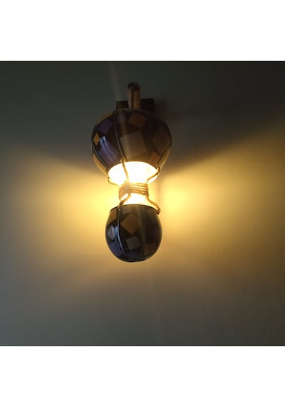 Dekoratif Led Işıklı Su Kabağı Duvar Aplik Lamba (445473079)