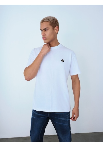 LOFT Loose Fit Erkek Tshirt K.kol Lf2036808 Q1.v1 Beyaz