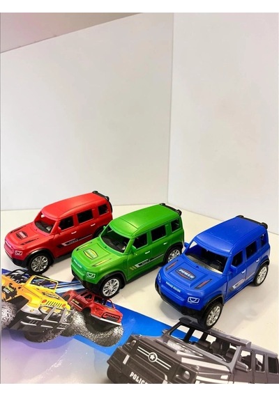 Sh40932 Sürtmeli Araba Jip Plastik-zrv Kırmızı