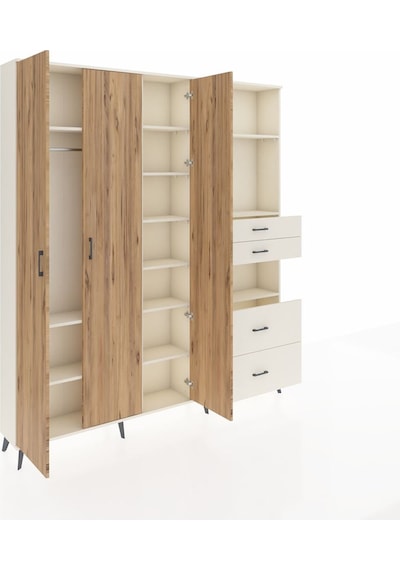 Arges Dolap 12 Raflı 4 Çekmeceli Tek Askılı 220x30x243 Aytaşı-çam/aytaşı Atlas Çam/aytası Arges Dolap 12 Raflı 4 Çekmeceli Tek Askılı 220x30x243 Aytaşı-çam/aytaşı Atlas Çam/aytası