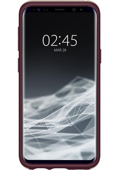 Spigen Galaxy Uyumlu S9 Kılıf Neo Hybrid Burgundy