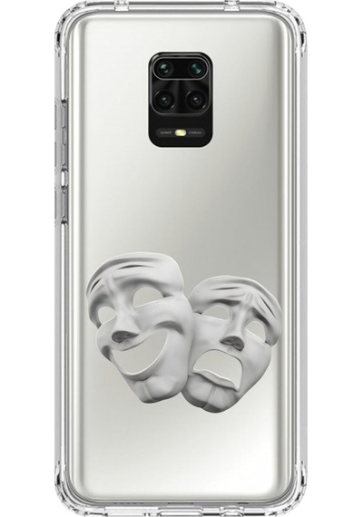 Xiaomi Redmi Note 9 Pro Uyumlu Şeffaf Kılıf Estetik Yüz 7 Tasarımlı