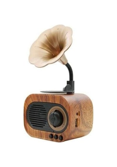 B5 Nostaljik Mini Radyo Gramofon Bluetooth/Radyo/Usb/Sd