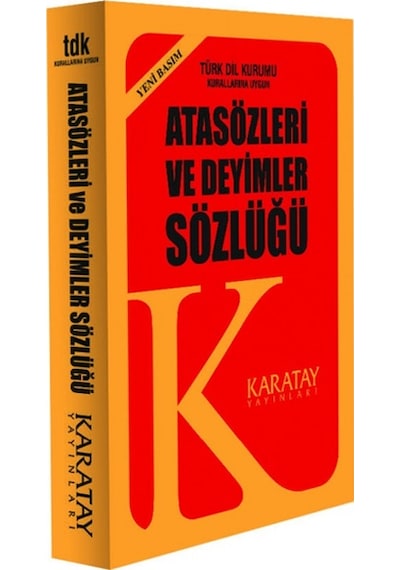 4E Sözlük Atasözleri Ve Deyimler 1.Hamur Plastik Kapak Sarı Karat