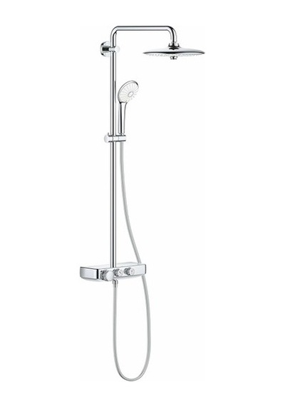 Grohe Euphoria Smartcontrol System 260 Mono Duvara Monte Termostat Krom