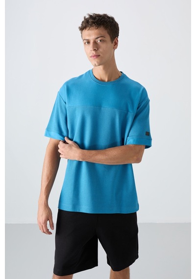 Tommy Life Petrol Mavi Pamuklu Kalın Yüzeyi Dokulu Oversize Fit Basic Erkek T-shirt - 88340 Petrol Mavi Tommy Life Petrol Mavi Pamuklu Kalın Yüzeyi Dokulu Oversize Fit Basic Erkek T-shirt - 88340 Petrol Mavi
