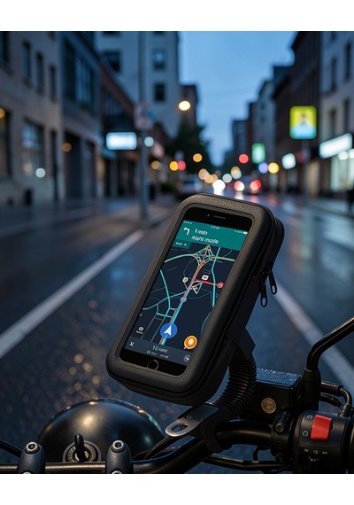 Su Geçirmez Telefon Standı 360 Derece Döner Uczzzt52motortutucu-4 Siyah