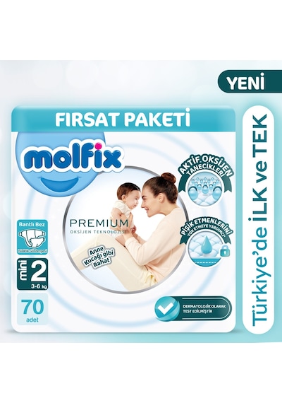 Premium Fırsat Paketi 2 Beden 70 Adet 1 Numara
