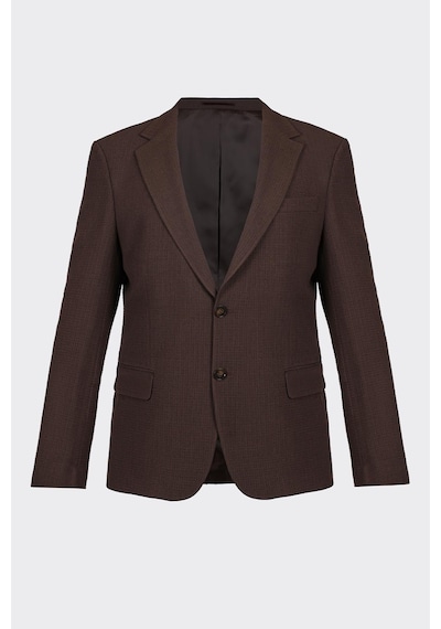 Kahverengi Kapak Cepli Smart Casual Ceket Kahve