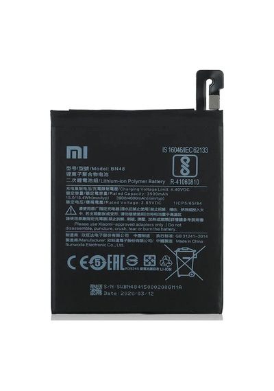 Mey İthalat Note 6 Pro Bn48 Batarya Pil 4000 Mah