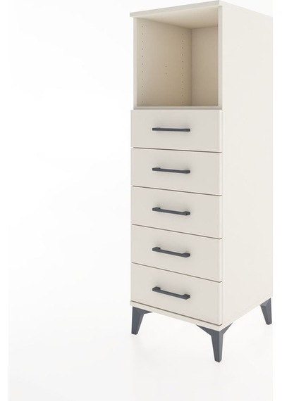Hyperion Dolap Tek Raflı 5 Çekmeceli 44x44x134 Aytaşı-aytaşı Aytaşı
