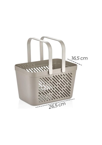 Omaş Naya Om-4421 Çok Amaçlı Sepet 16.5x26.5cm Çift Üstten Kulplu - 24'li Paket