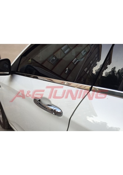Fiat Egea Sedan Krom Cam Çıtası Takımı Paslanmaz Çelik N11.38