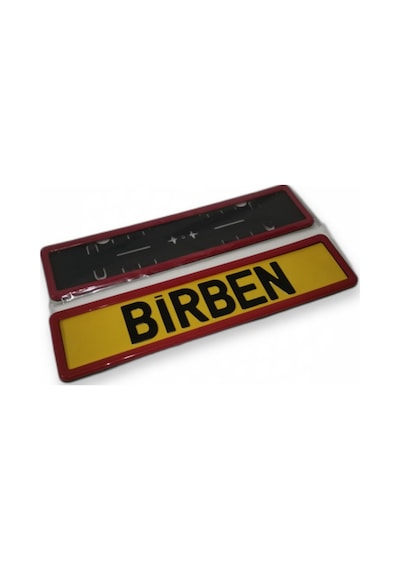 Araç Takmatik Plakalık Krom P.Black Beyaz Kırmızı Araç Plakalık 443158600