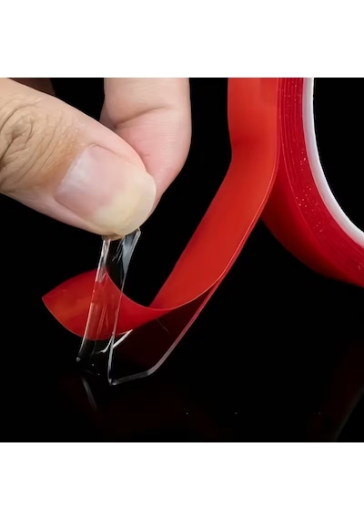 Silikon Çift Taraflı Montaj Bantı Şeffaf Tape 19mm X 5mt Tdrtr 19 MM