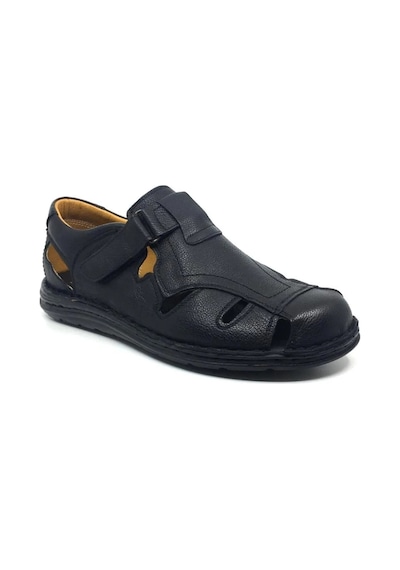 Luis Figo 3240 Ortopedik Hakiki Deri Comfort Taban Erkek Sandalet Ayakkabı Siyah Luis Figo 3240 Ortopedik Hakiki Deri Comfort Taban Erkek Sandalet Ayakkabı Siyah