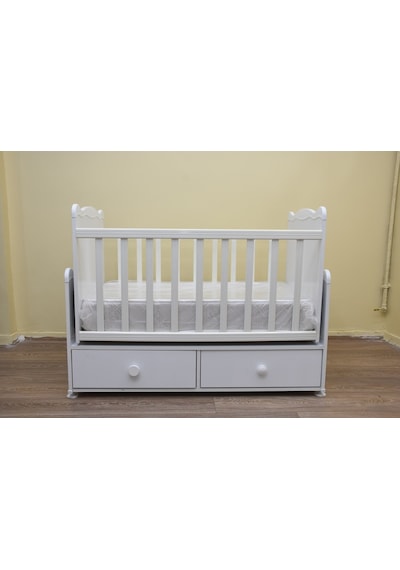 Bengimobilya Beşik Bebek Sallanır Model Ahşap 1Sınf Sunta Çok Renkli